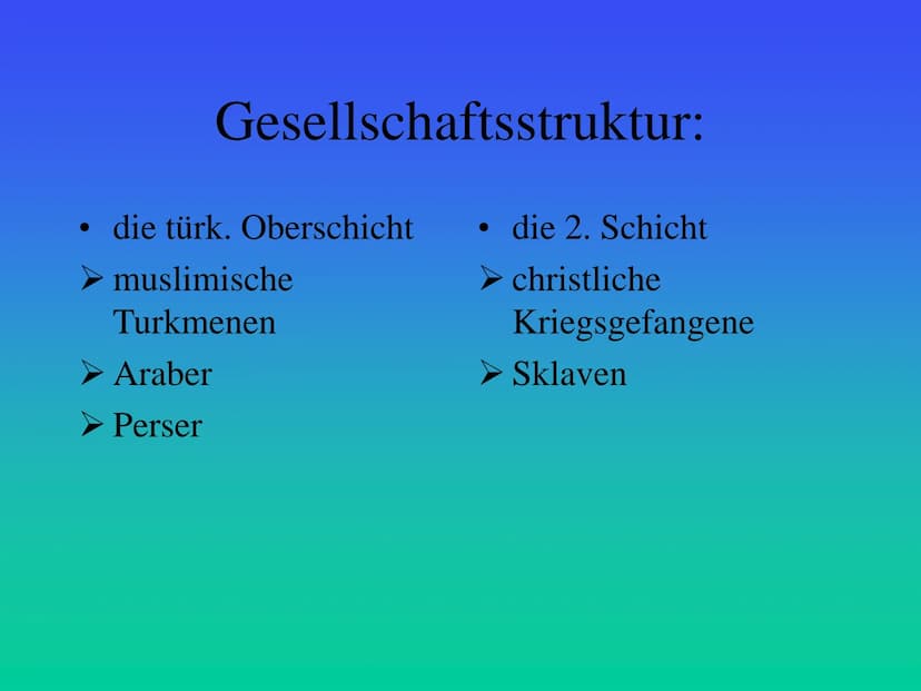 Das Osmanische Reich
Von Nico ●
Allgemeines:
das Reich erstreckte sich
über 3 Kontinente
Mittelpunkt des Reiches
war die heutige Türkei
gegr