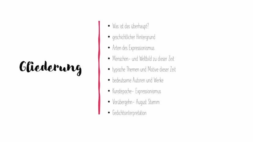 Expressionismus
+
die Ausdruckskunst
+
- +
S Gliederung
Was ist das überhaupt?
geschichtlicher Hintergrund
Arten des Expressionismus
Mensche