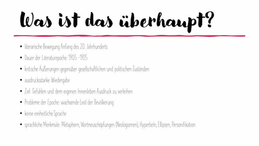 Expressionismus
+
die Ausdruckskunst
+
- +
S Gliederung
Was ist das überhaupt?
geschichtlicher Hintergrund
Arten des Expressionismus
Mensche