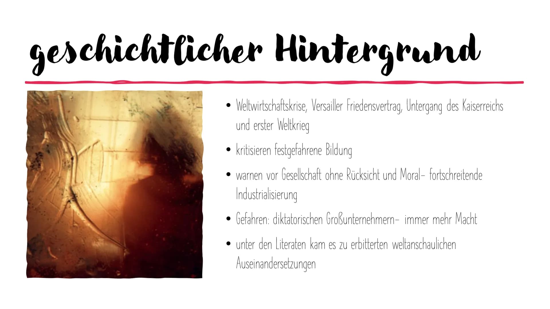 Expressionismus
+
die Ausdruckskunst
+
- +
S Gliederung
Was ist das überhaupt?
geschichtlicher Hintergrund
Arten des Expressionismus
Mensche