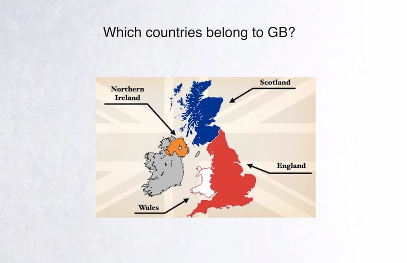 Brexit 1) Which countries belong to GB?
2) ,,Brexit"
3) Why?
4) Acts
5) Who voted for Brexit?
6) Consequences
7) short video
8) questions
In