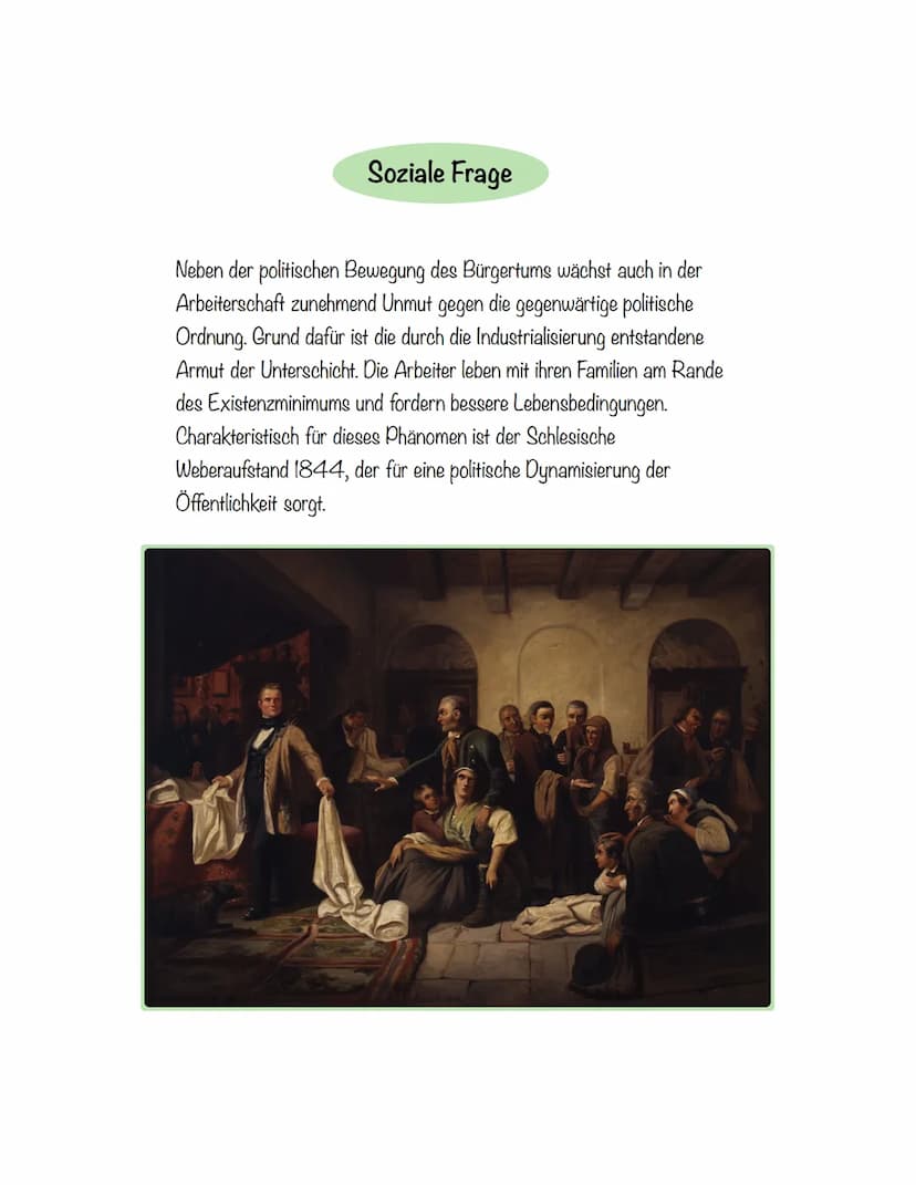 Deutsche Revolution 1848/49
Von:
Kurs: Ge L
Datum: 10.01.2021 Legende
Zeitlicher Ablauf
▸ Gruppierungen der Revolution
Vormärz
Soziale Frage