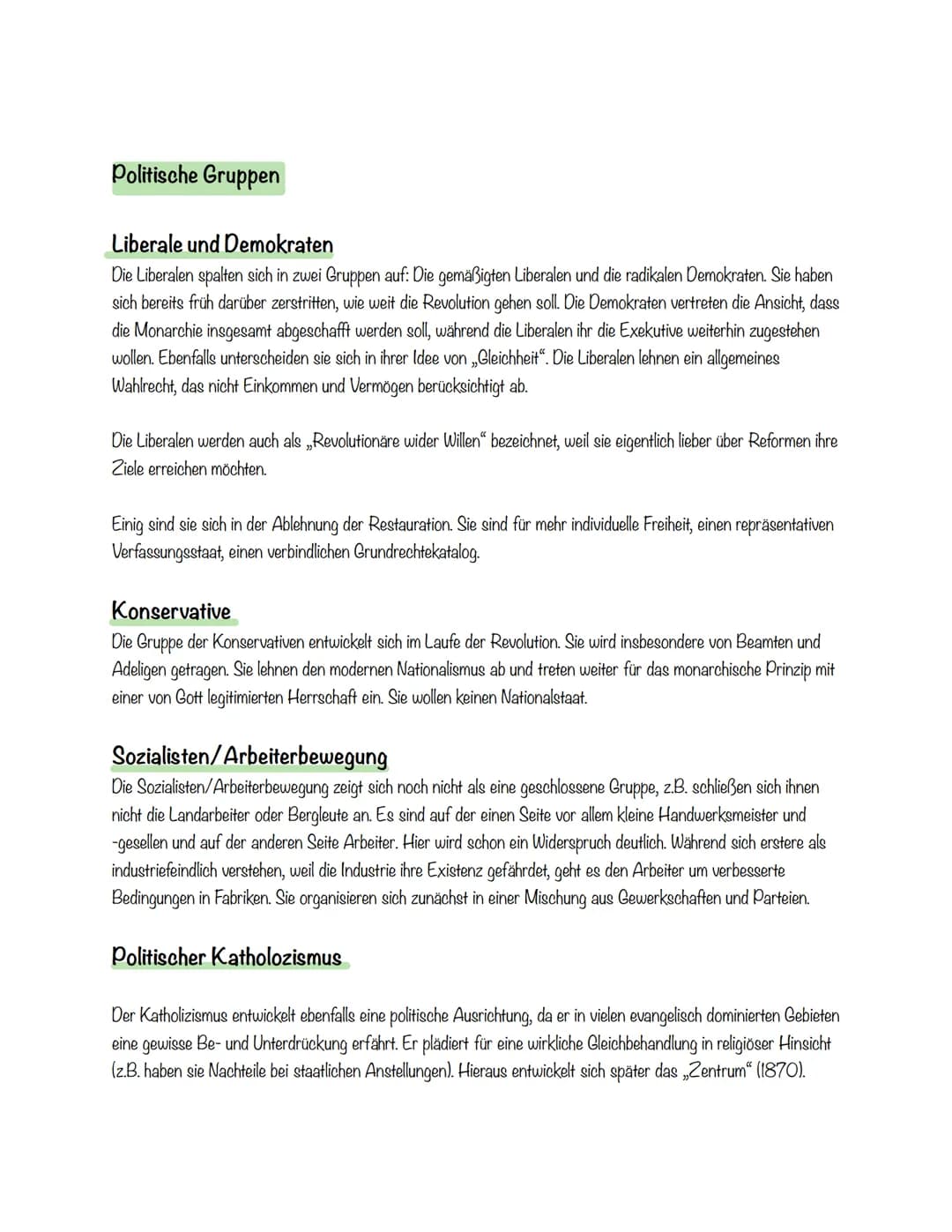 Deutsche Revolution 1848/49
Von:
Kurs: Ge L
Datum: 10.01.2021 Legende
Zeitlicher Ablauf
▸ Gruppierungen der Revolution
Vormärz
Soziale Frage