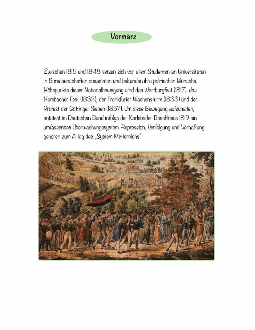 Deutsche Revolution 1848/49
Von:
Kurs: Ge L
Datum: 10.01.2021 Legende
Zeitlicher Ablauf
▸ Gruppierungen der Revolution
Vormärz
Soziale Frage