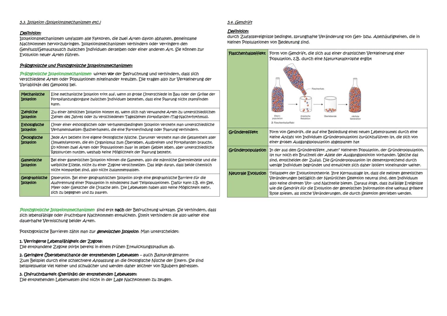 Abitur Zusammenfassung: Evolution
Themen:
1. Evolutionstheorien
1.1. Linné, Cuvier, Lamarck, Darwin
1.2. Synthetische Evolutionstheorie
2. A