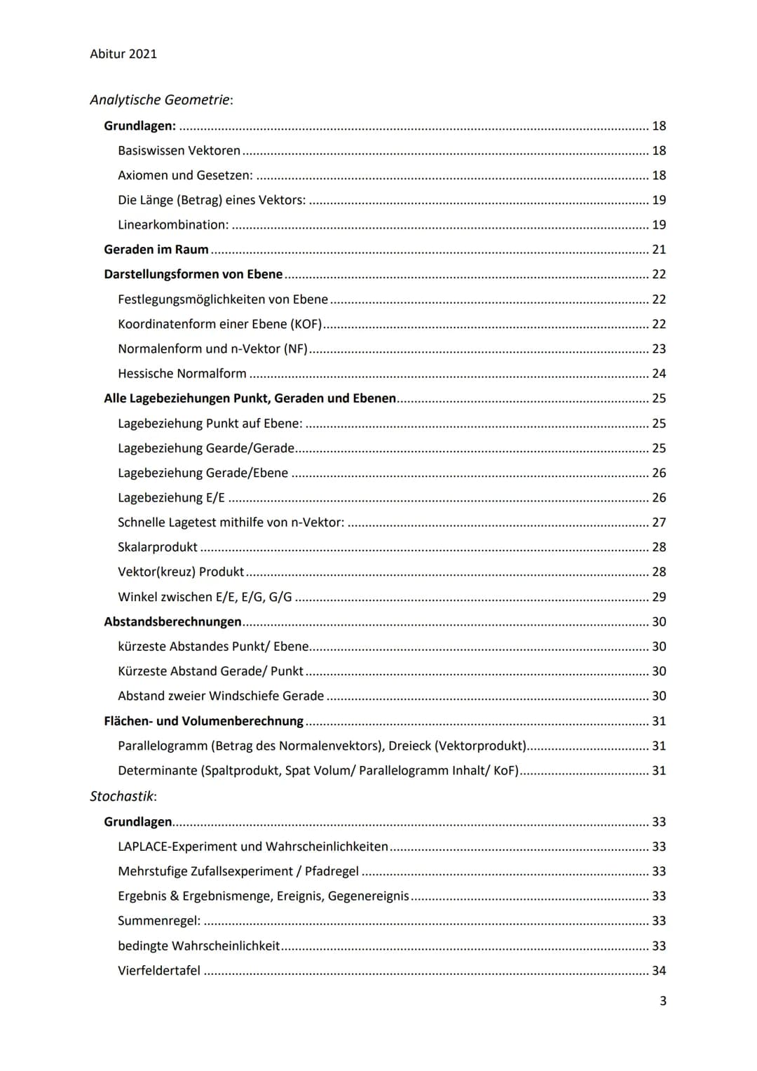 Abitur 2021
Mathematik LK Abi 2021
Analysis, Analytische Geometrie und Stochastik: Alles zusammen!
1. Analysis
- ganzrationale Funktionen un