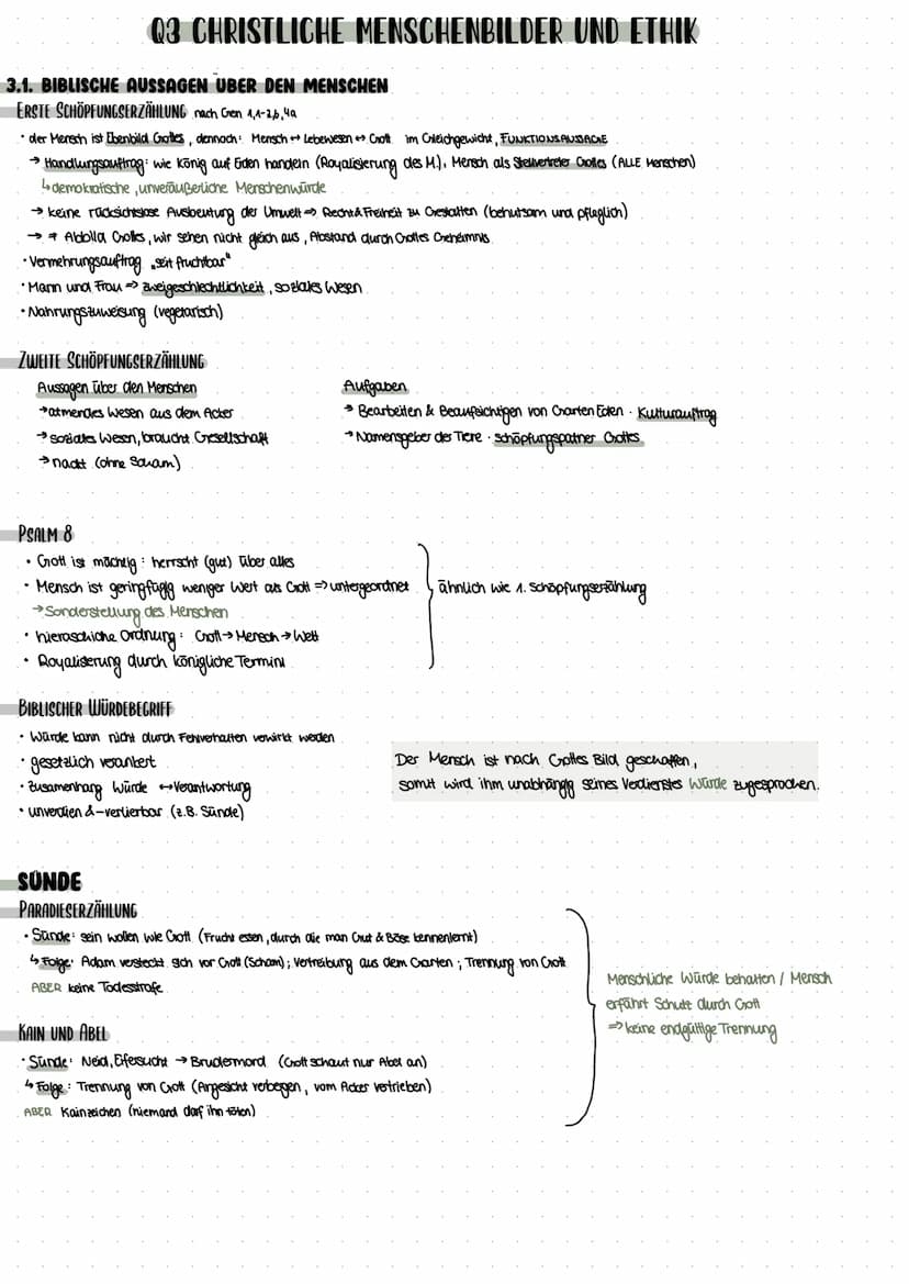 Q1 JESUS CHRISTUS
1.1) • Leben und Verkündigung Jesu / Reich Grottes
THEMEN
• Botschaft Jesu in Gleichnissen + Wundergeschichten
• Doppelgeb