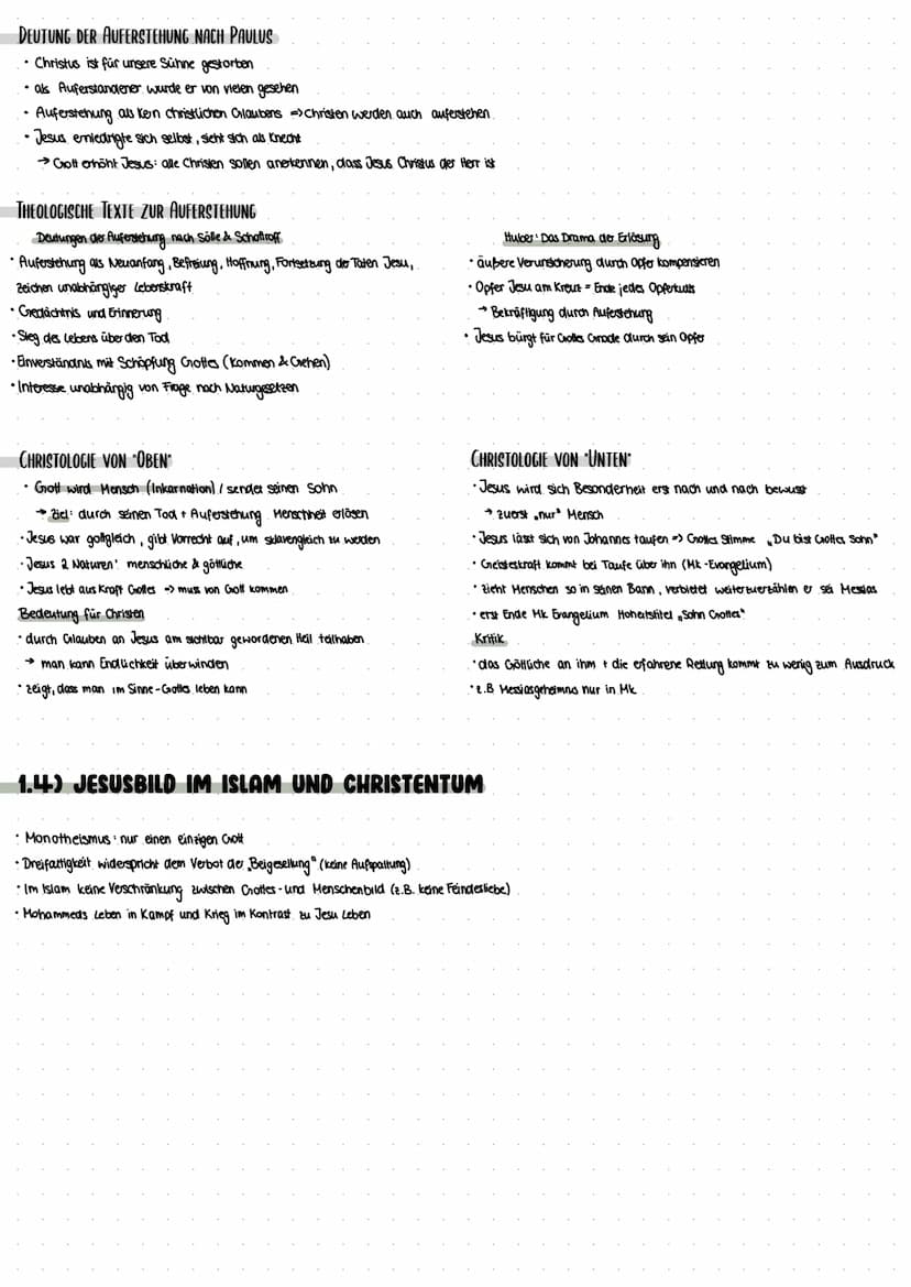 Q1 JESUS CHRISTUS
1.1) • Leben und Verkündigung Jesu / Reich Grottes
THEMEN
• Botschaft Jesu in Gleichnissen + Wundergeschichten
• Doppelgeb