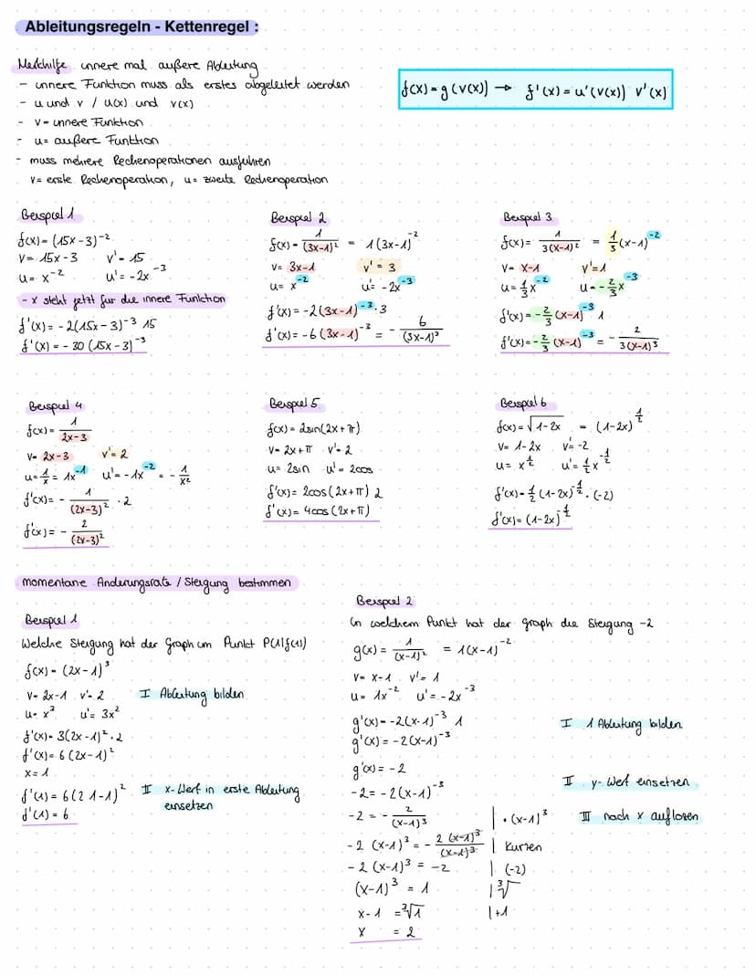 Graphische Ableitung von Sinus und Kosinus:
Sinus, Kurve
f(x)=sin(x)
Ablutung
f(x) = sin(x)
8(x) = cos(x) Ableitung
il
Sin '(X)
Ableitungen: