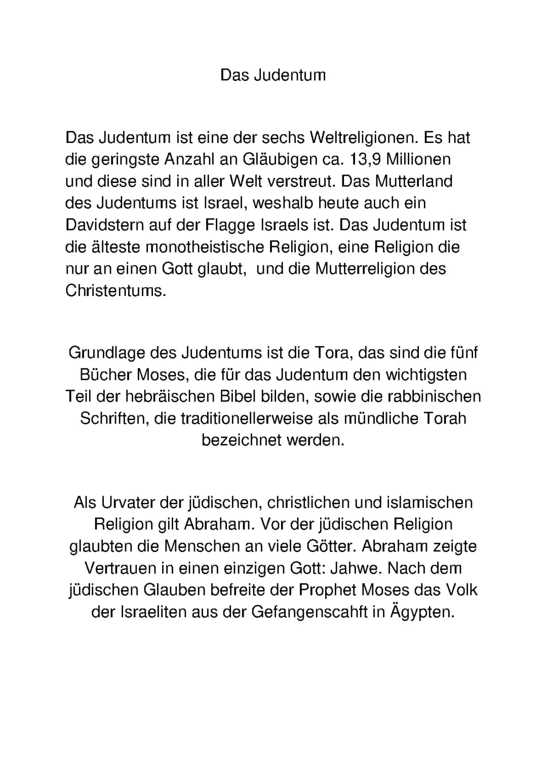 Judentum: Geschichte, Regeln und Rituale für Kinder