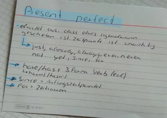 Know Zeiten(simple present/simple past/ present progressive/present perfect/past progressive/past perfect/Will-future/Going-to-future/simple present+present progressive) thumbnail