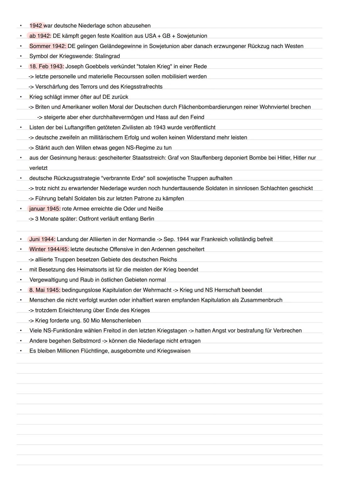 2. Weltkrieg : Kriegsverlauf
.
.
.
.
.
.
.
.
.
.
begann mit Überfall auf Polen: 1.Sep 1939, Kampf um "Lebensraum im Osten"
Leute waren erst 