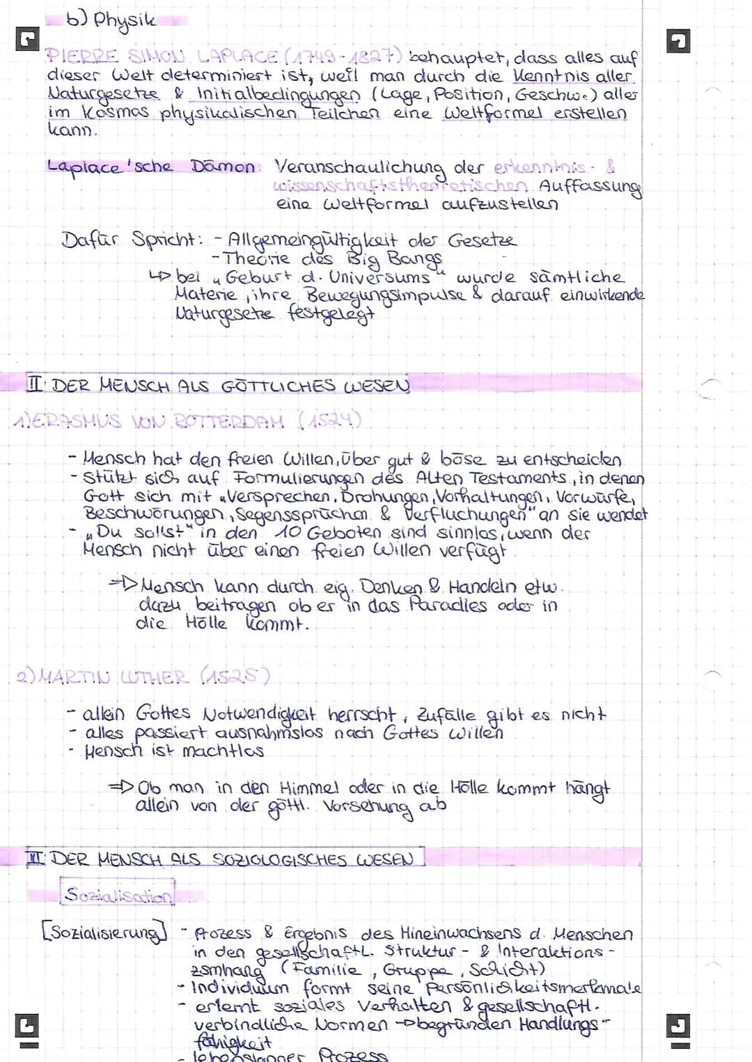 Freiheit
> Unabhängigkeit von zwingenden Faktoren
L> Handlungsfreiheit: Abwesendheit von Zwang
(Handlungsspielraum innert. & außert. Weinges