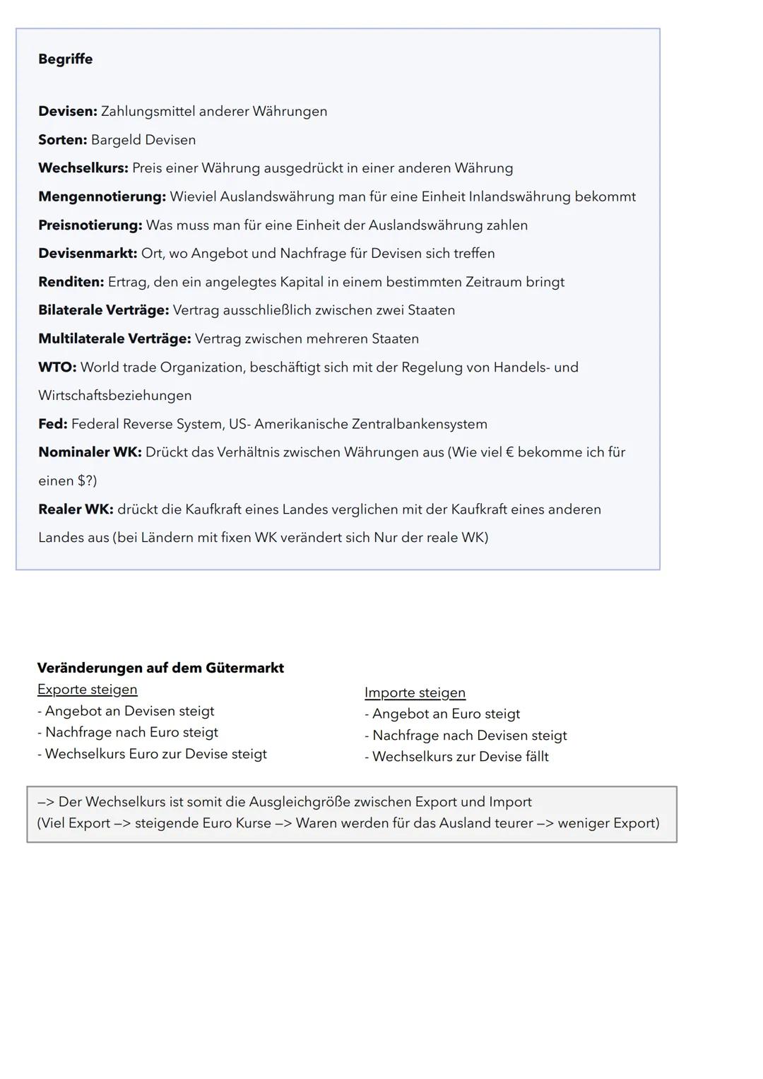 # Zusammenfassung Europäisches Währungssystem

- 1992 Gründung der Europäischen Wirtschafts- und Währungsunion
- erstes internationales Währ