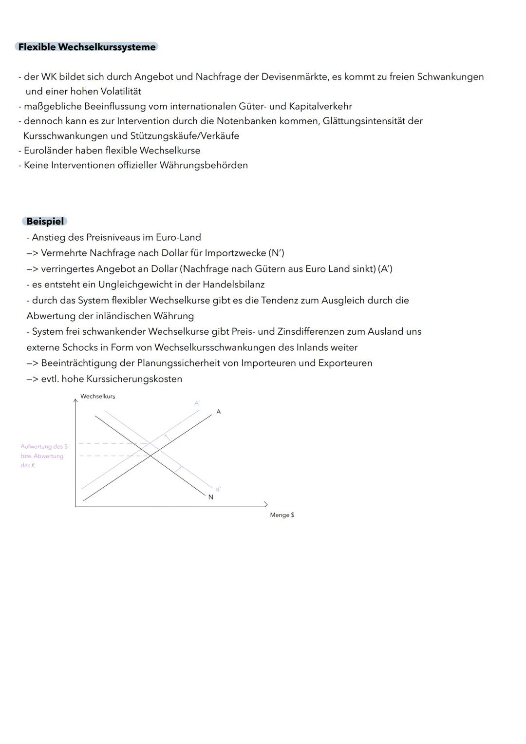 # Zusammenfassung Europäisches Währungssystem

- 1992 Gründung der Europäischen Wirtschafts- und Währungsunion
- erstes internationales Währ