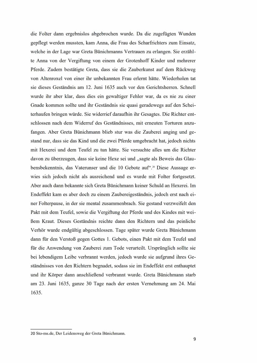 Jahrgangsstufe Q1
Schuljahr 2021/2022
Die Hexenverfolgung in
der Stadt Münster
Verfasserin:
Kurs: Geschichte LK
Kurslehrer/-in:
den 23. Febr