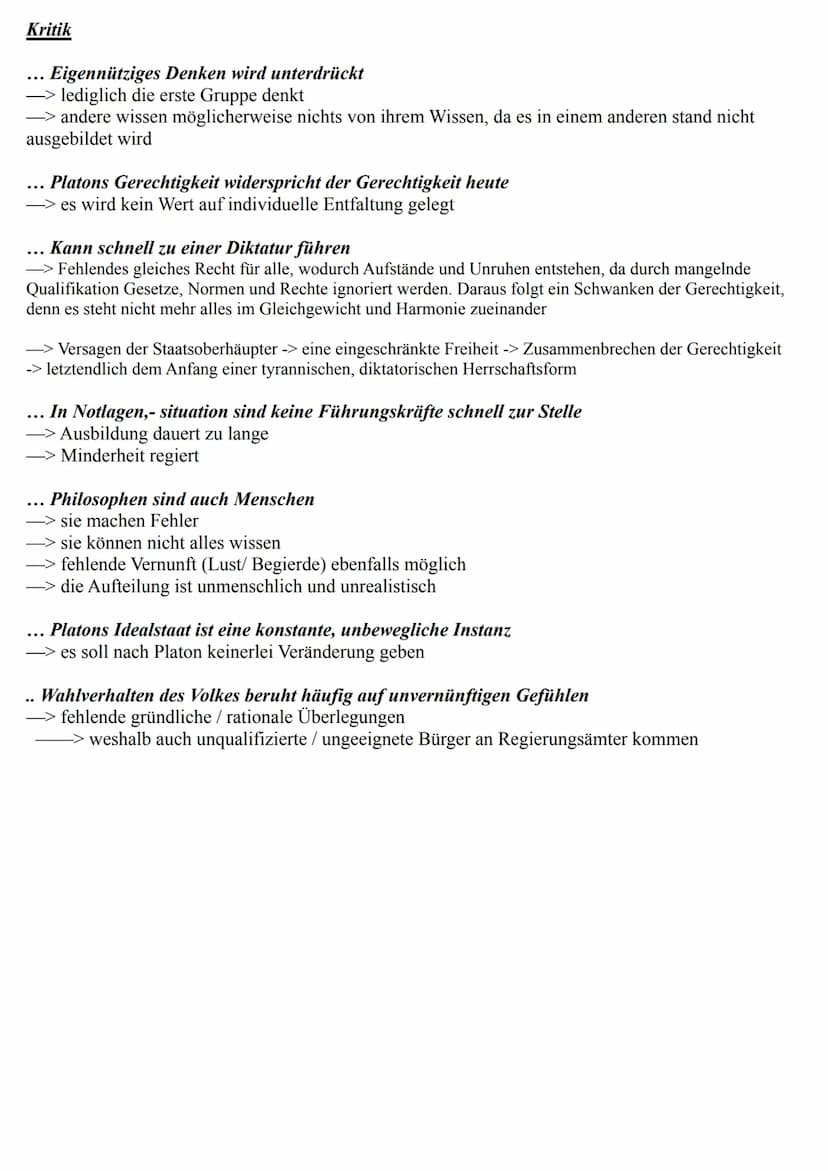Platons Staatsphilosophie:
Menschenbild Platon:
Platons Anthropologie
DIE DREI
GRUNDKRÄFTE
DER SEELE
DIE DREI
MENSCHENARTEN
Überlegungsvermö