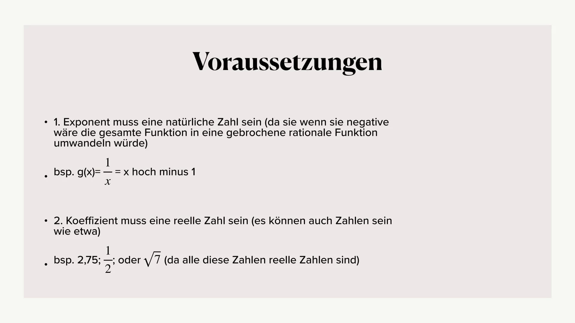 Ganzrationale
Funktionen
Polynomfunktionen
Von Jule Ayla Ganzrationale Funktion -Polynom
3 2
2-x²+2 ·x³²-x²+x - 4 = 0
Polynom
Koeffizient Po