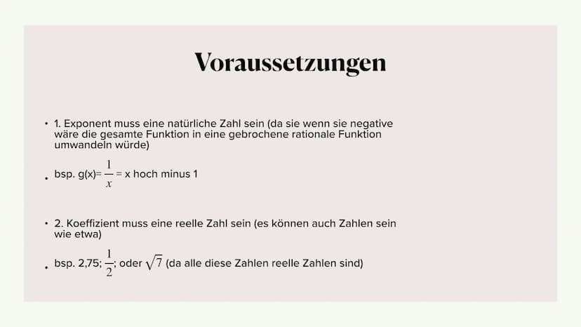 Ganzrationale
Funktionen
Polynomfunktionen
Von Jule Ayla Ganzrationale Funktion -Polynom
3 2
2-x²+2 ·x³²-x²+x - 4 = 0
Polynom
Koeffizient Po