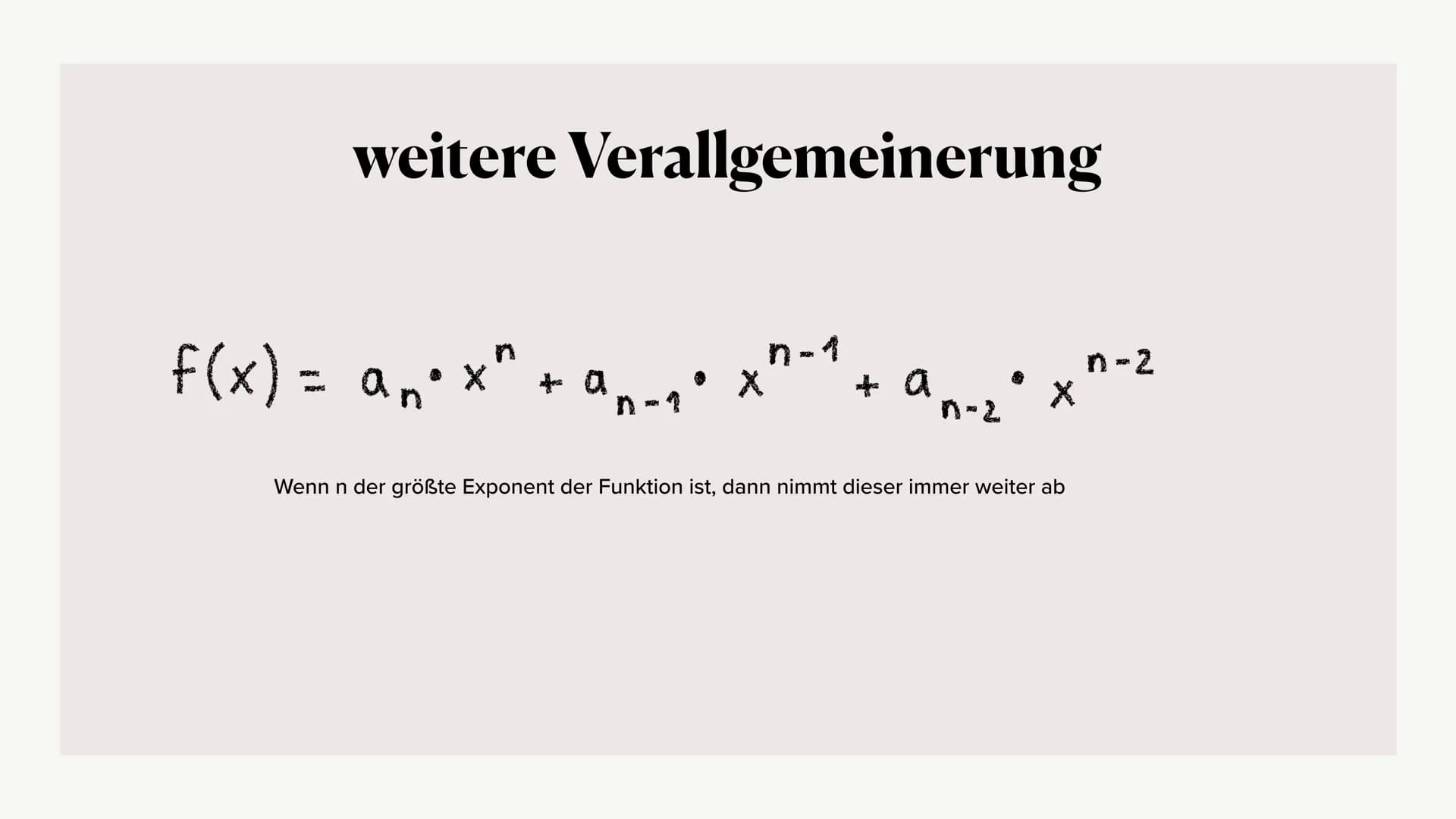 Ganzrationale
Funktionen
Polynomfunktionen
Von Jule Ayla Ganzrationale Funktion -Polynom
3 2
2-x²+2 ·x³²-x²+x - 4 = 0
Polynom
Koeffizient Po