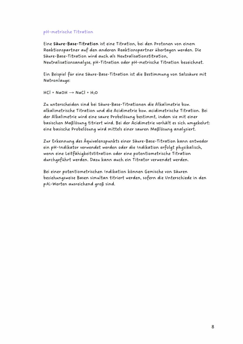 Themen:
1.
2.
3.
4.
5.
6.
7.
8.
330
Chemie Lerngettel
Säure-Base Konzept nach Brønsted
Der pH-Wert
pH-Wert von Säuren und Basen berechnen
Pr