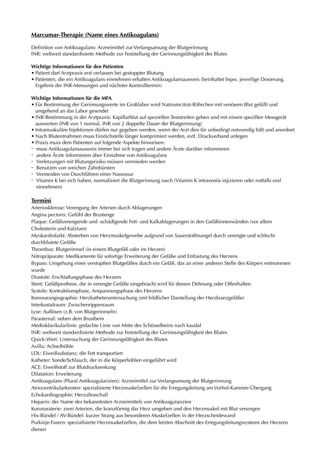 Lernfeld 05, Baustein 02
Elektrokardiogramm, konorare Herzkrankheit & Myokardinfarkt
Elektrokardiogramm (EKG)
Das Reizleitungssystem im Herz