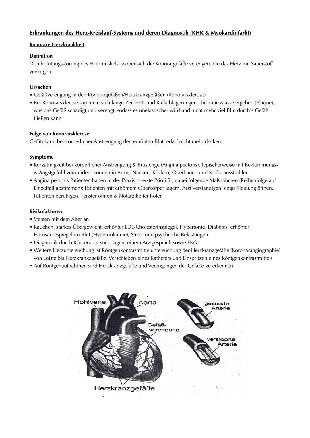 Lernfeld 05, Baustein 02
Elektrokardiogramm, konorare Herzkrankheit & Myokardinfarkt
Elektrokardiogramm (EKG)
Das Reizleitungssystem im Herz