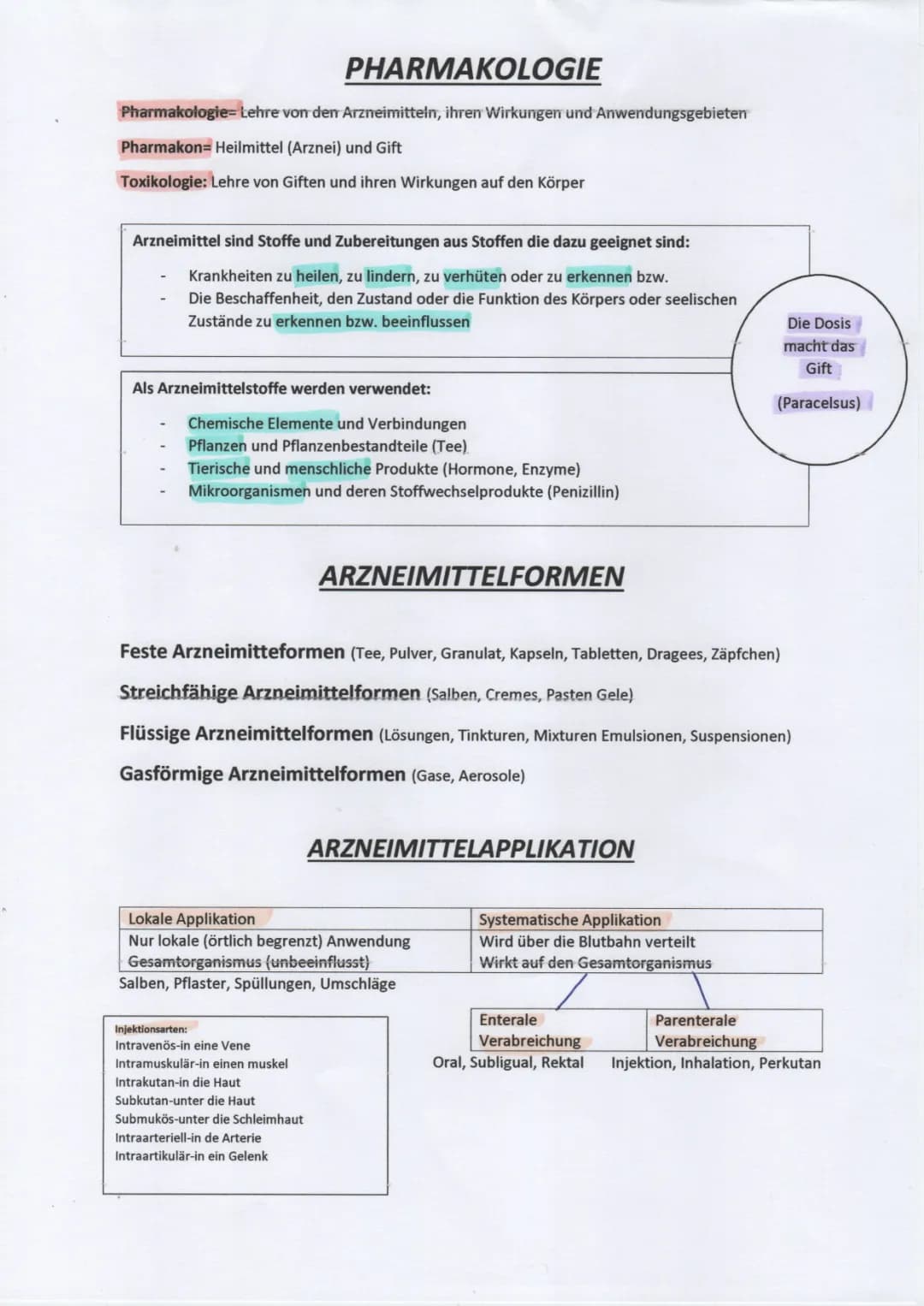 Pharmakologie und Toxikologie: Grundlagen und einfache Erklärungen (PDF)