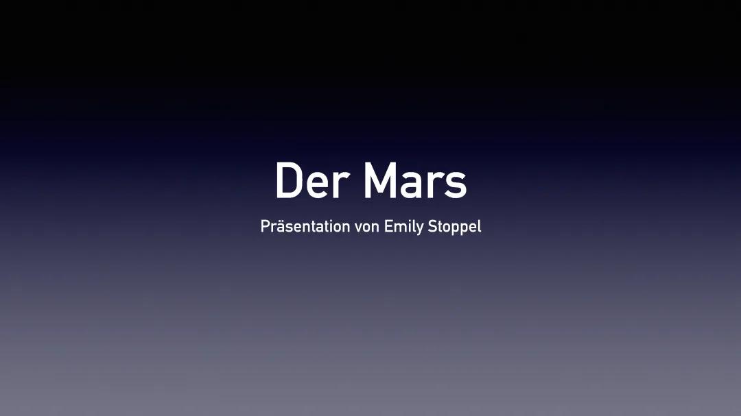 Cooler Mars Steckbrief für Kinder: Besondere Fakten und PowerPoint Vorlagen