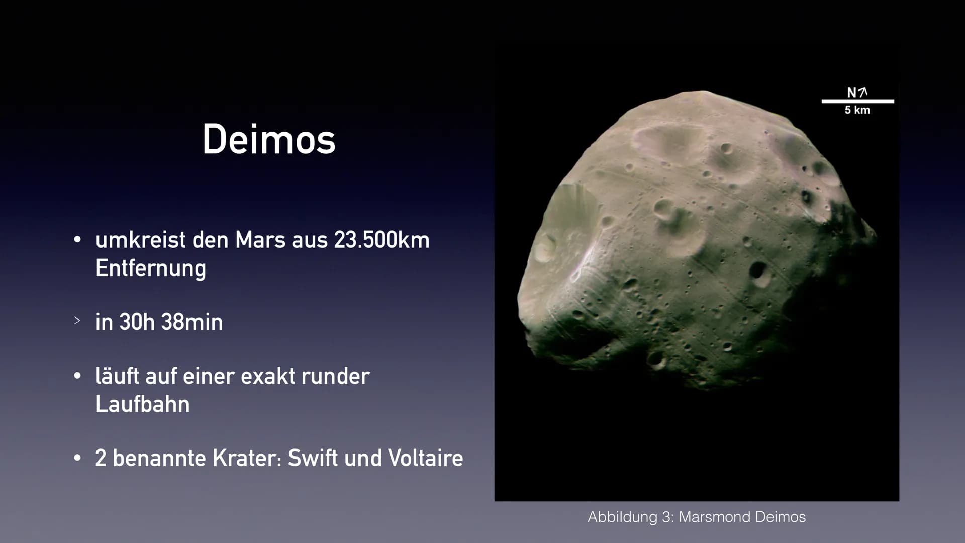 Der Mars
Präsentation von Emily Stoppel ●
●
Herkunft des Namens
allgemeine Angaben
• Marsmonde
• Aufbau & Atmosphäre
●
Vulkane und Polare
Kr