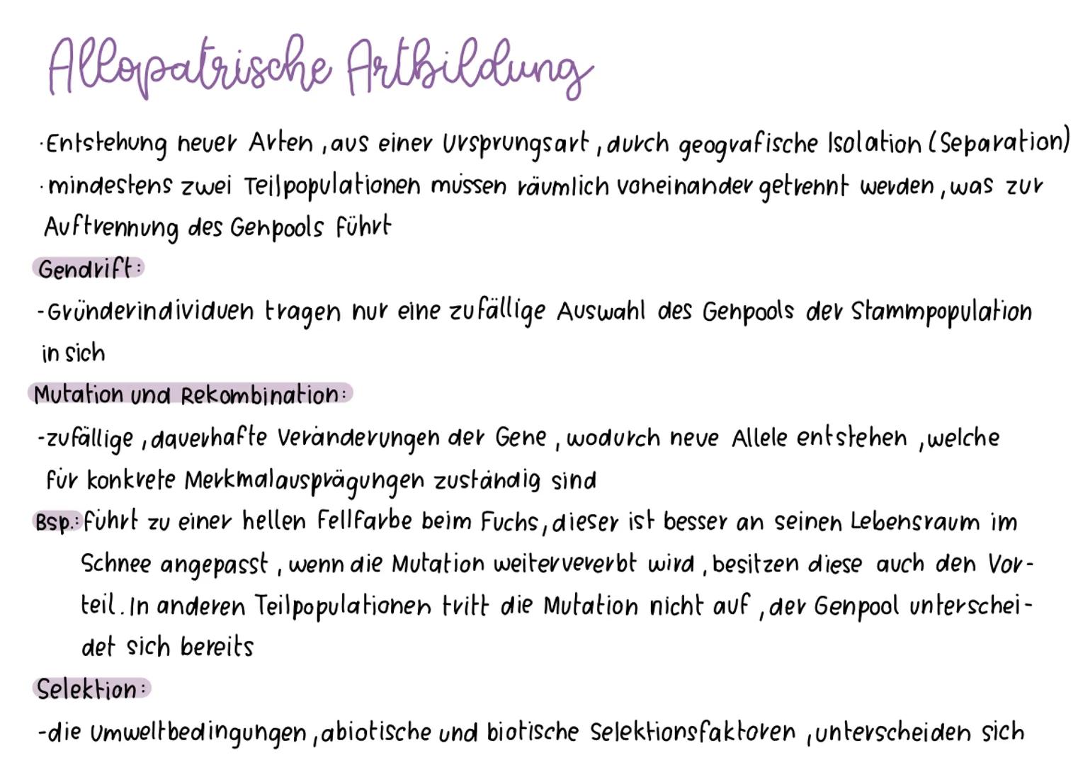 Synthetische Evolutions theorie
·basierend auf Darwins Selektionstheorie; erweitert um Erkenntnisse aus anderen biologischen Bereichen
Ander