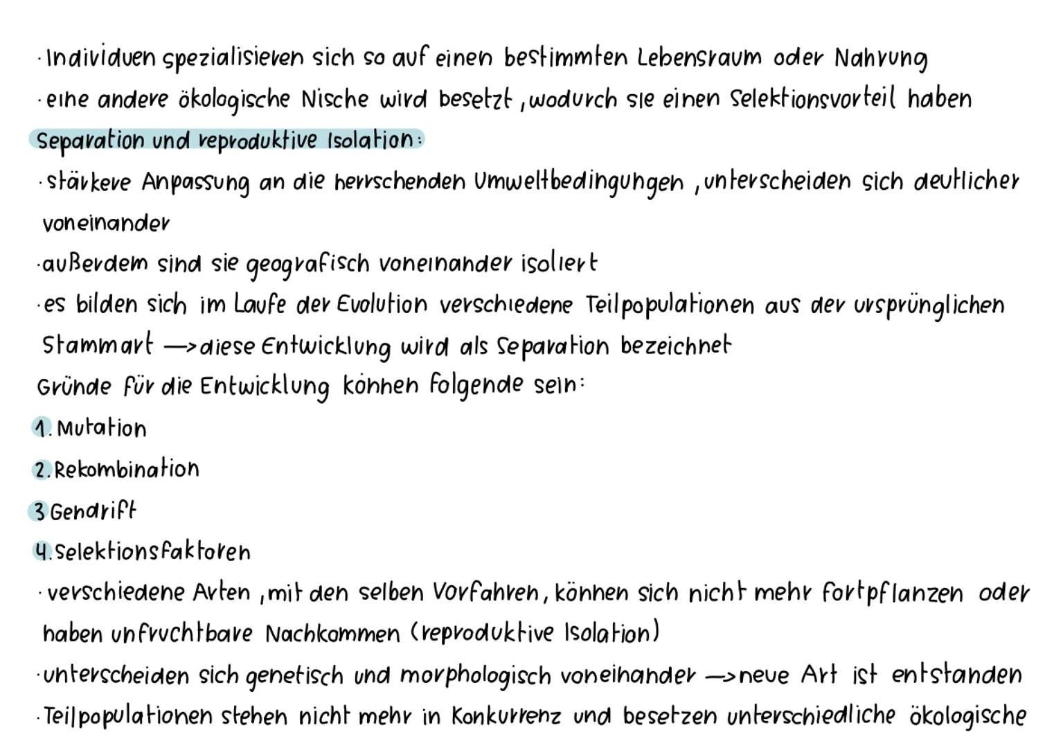 Synthetische Evolutions theorie
·basierend auf Darwins Selektionstheorie; erweitert um Erkenntnisse aus anderen biologischen Bereichen
Ander