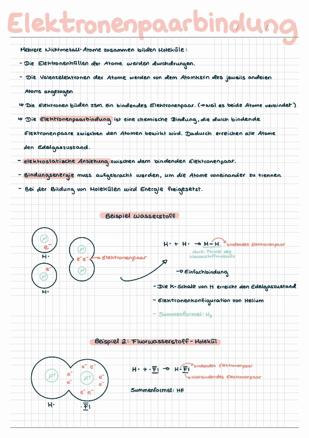 Elektronenpaarbindung