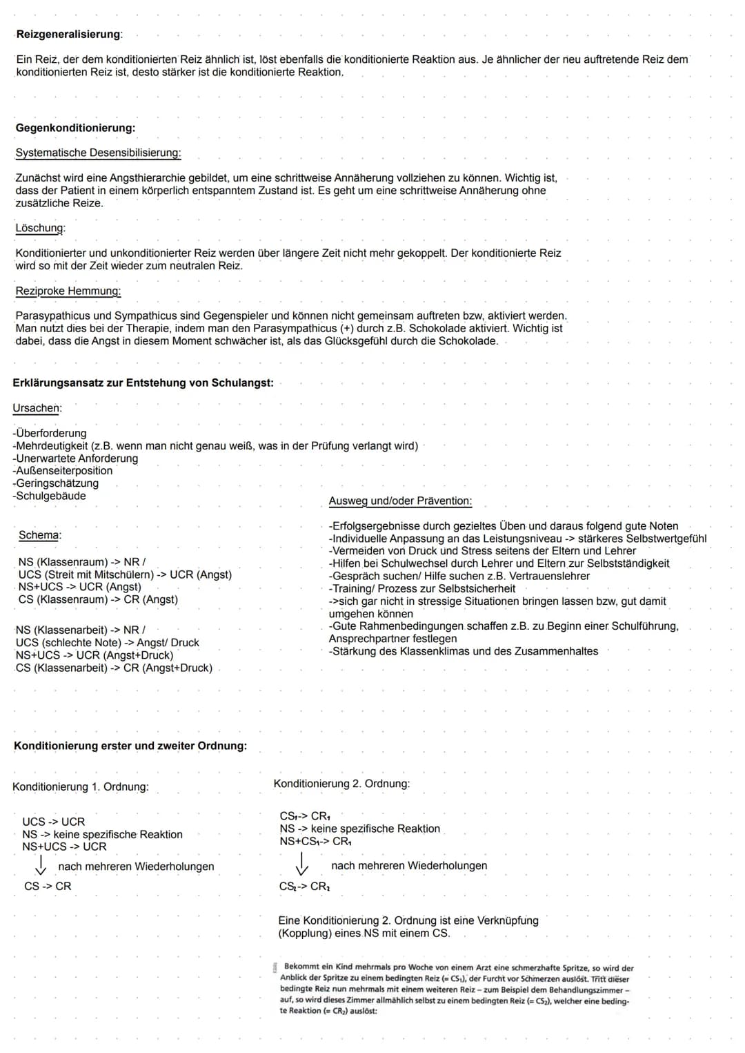 Klassisches Konditionieren
Klassisches Konditionieren ist das Lernen von unwillkürlichen emotionalen oder physiologischen Reaktionen wie Ang