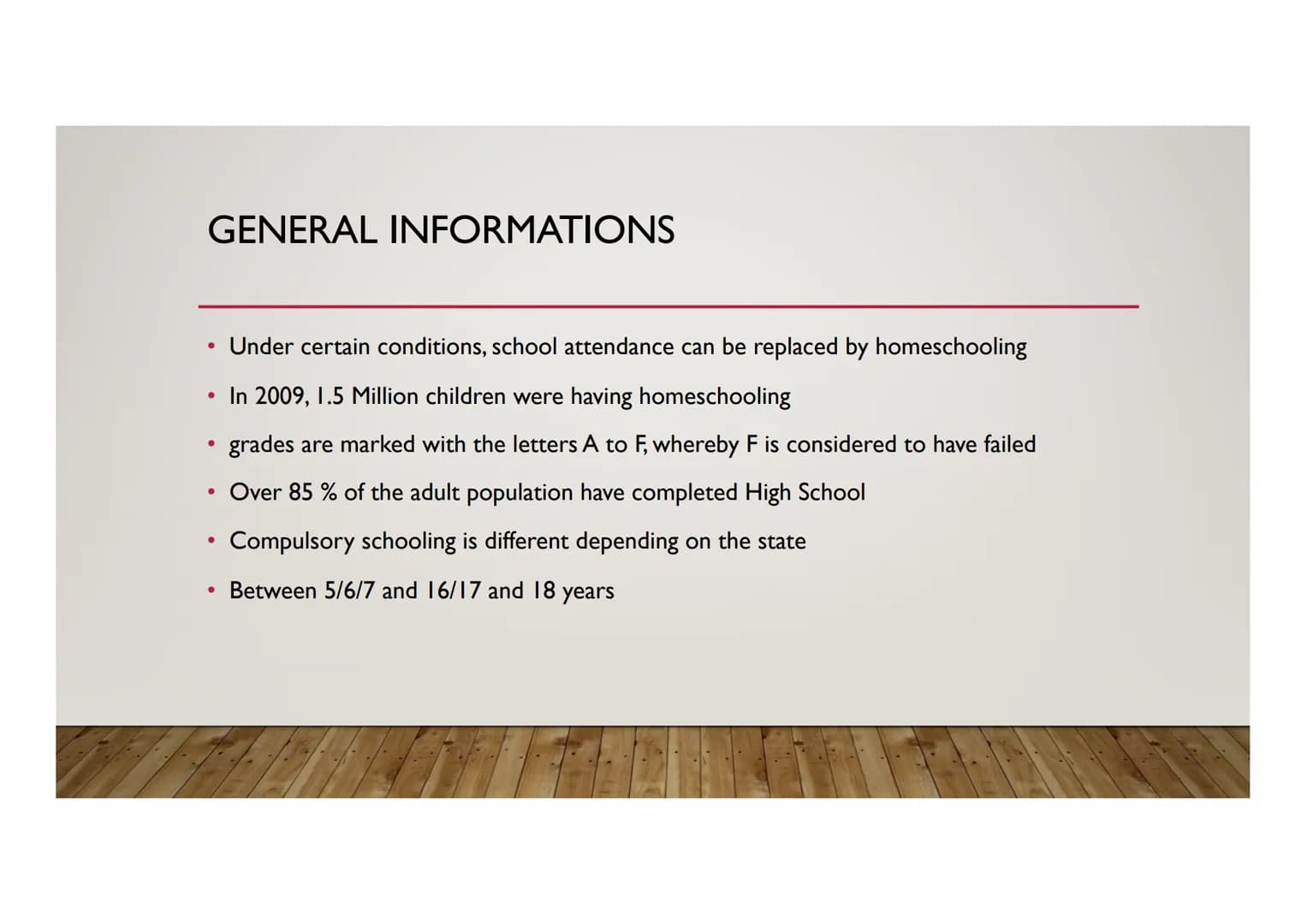 AMERICAN SCHOOL
SYSTEM TABLE OF CONTENTS
i.
ii.
iii.
●
●
.
General Information
Education Levels
Elementary School
Middle School
High School
