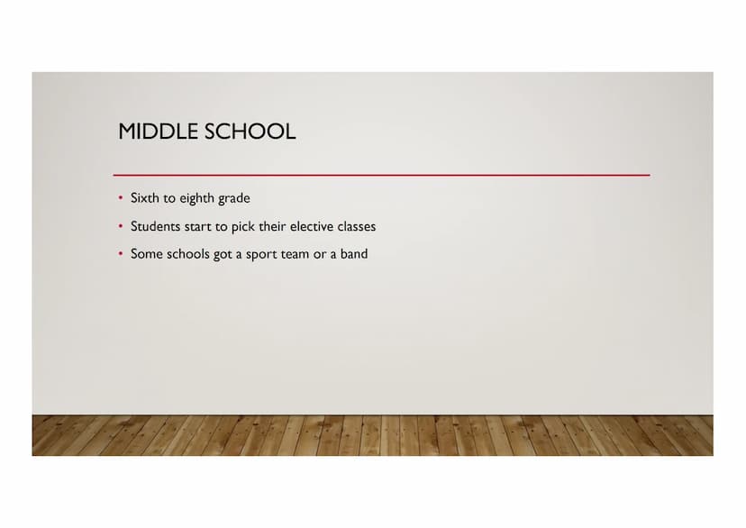 AMERICAN SCHOOL
SYSTEM TABLE OF CONTENTS
i.
ii.
iii.
●
●
.
General Information
Education Levels
Elementary School
Middle School
High School
