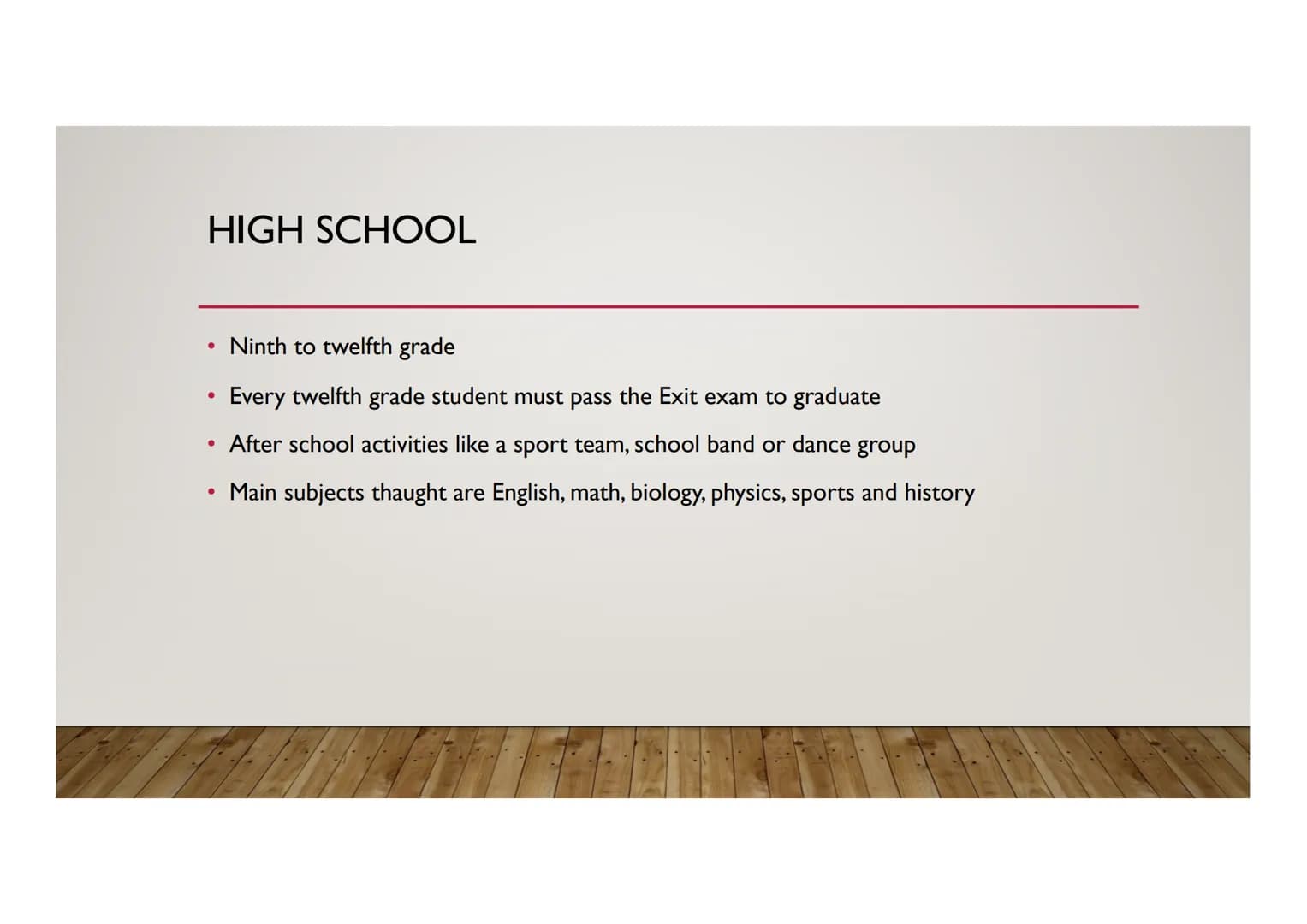 AMERICAN SCHOOL
SYSTEM TABLE OF CONTENTS
i.
ii.
iii.
●
●
.
General Information
Education Levels
Elementary School
Middle School
High School
