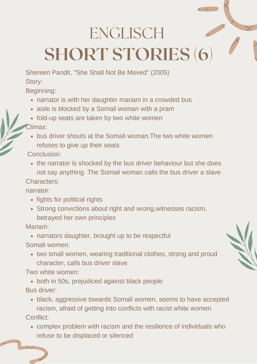 Jhumpa Lahiri, "The Third and Final Continent" (1999)
Story:
Beginning:
• narrator leaves India in 1964 and comes to the UK
lives in London 