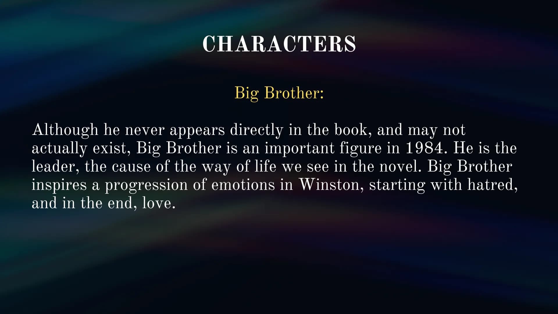 "1984"
GEORGE ORWELL
PRESENTATION PREPARED BY
SHYROKOVA YEVHENIIA • Real name: Eric Arthur Blair
• Born: June 25, 1903, in Motihari, India.

