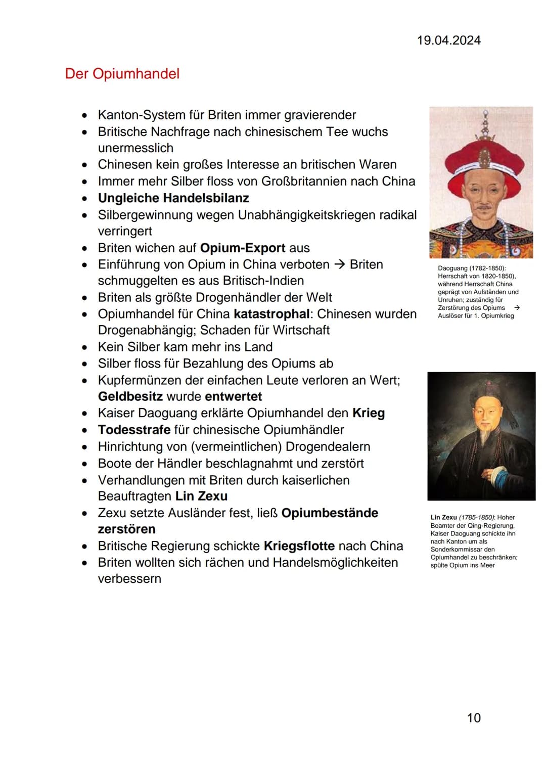 19.04.2024
Die Blütezeit der Qing-Dynastie
Eine neue Dynastie
• Chinesische Geschichte: Keine Epochen, sondern
Dynastien
•
•
Kaiserreich: 22
