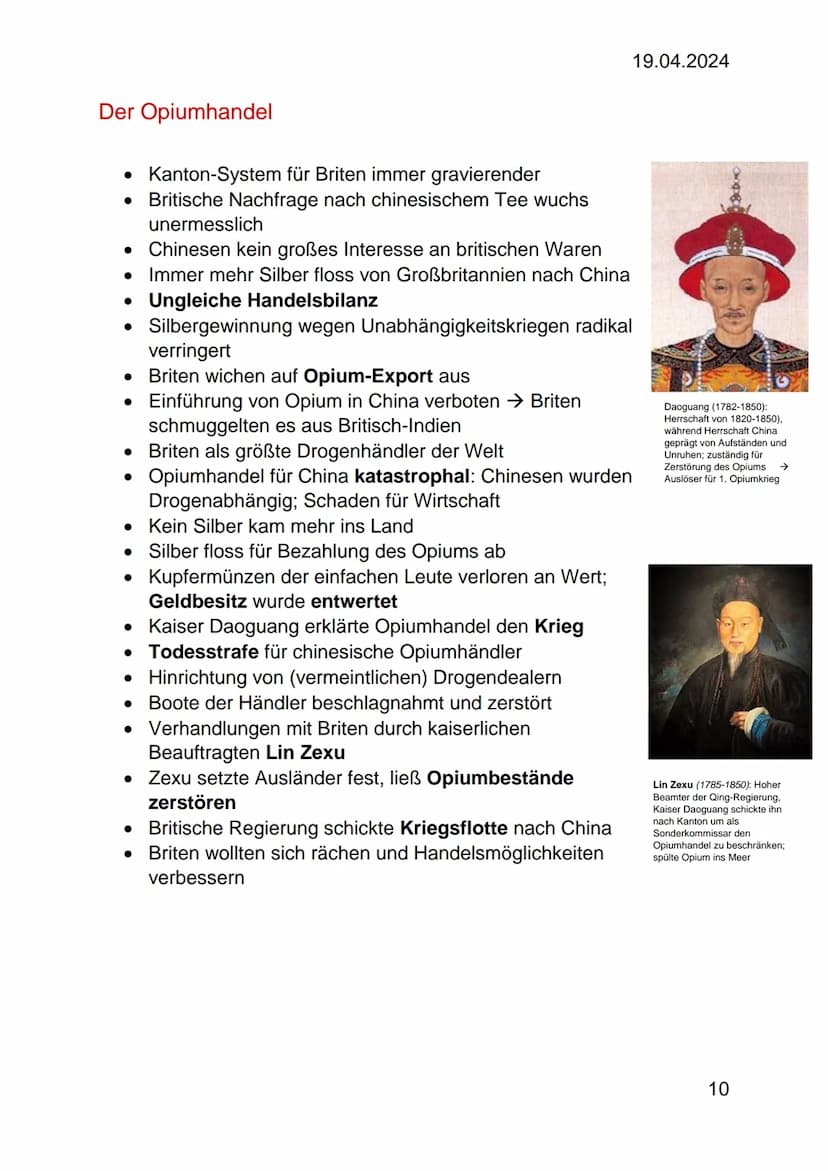 19.04.2024
Die Blütezeit der Qing-Dynastie
Eine neue Dynastie
• Chinesische Geschichte: Keine Epochen, sondern
Dynastien
•
•
Kaiserreich: 22