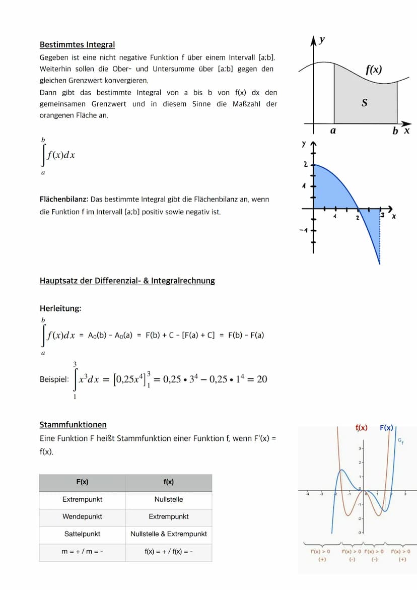 Abiturerlass Mathematik
Q1 - erhöhtes Niveau (Leistungskurs)
• Q1.1 Einführung in die Integralrechnung
- Bedeutung des Integrals als Bestand