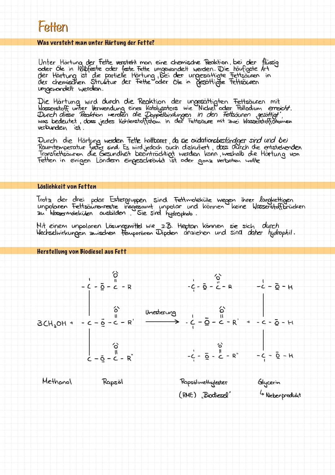 Wiederholung Organische Chemie
1. Kohlenwasserstoff (C/H-Verbindungen)
1.1 Alkane: Kohlenwasserstoffe ohne C/C-Mehrfachbindungen
• Homologe 
