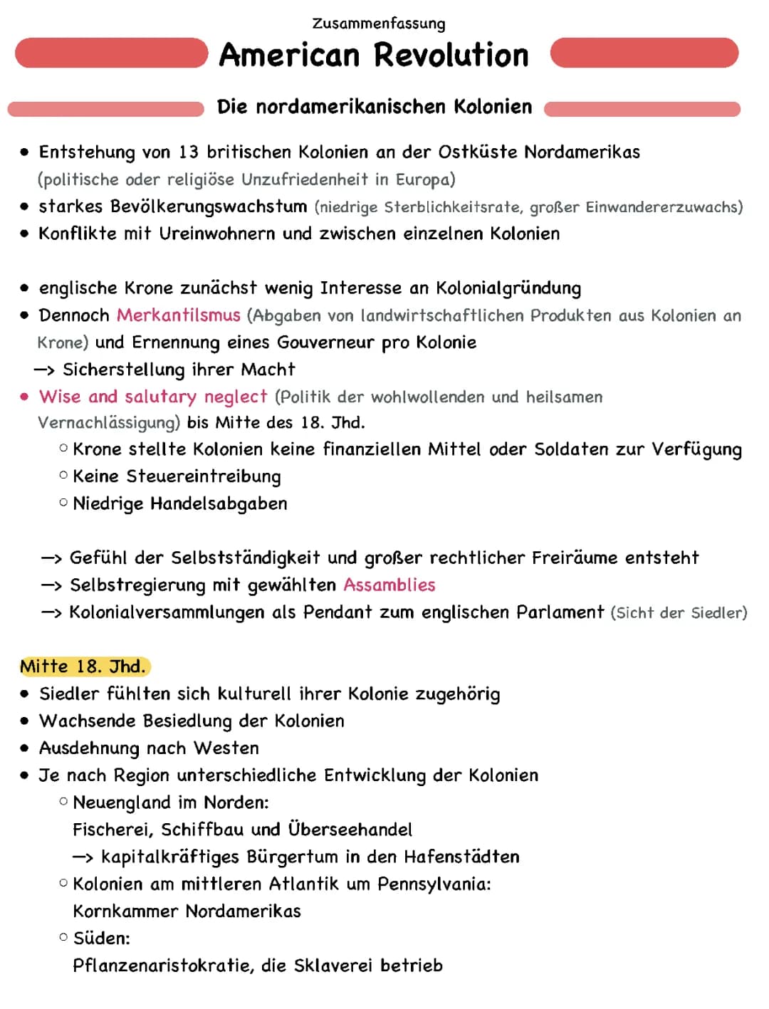 Die Amerikanische Revolution: Verlauf, Zusammenfassung und Zeitstrahl