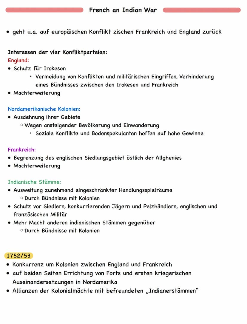 Zusammenfassung
American Revolution
Die nordamerikanischen Kolonien
• Entstehung von 13 britischen Kolonien an der Ostküste Nordamerikas
(po