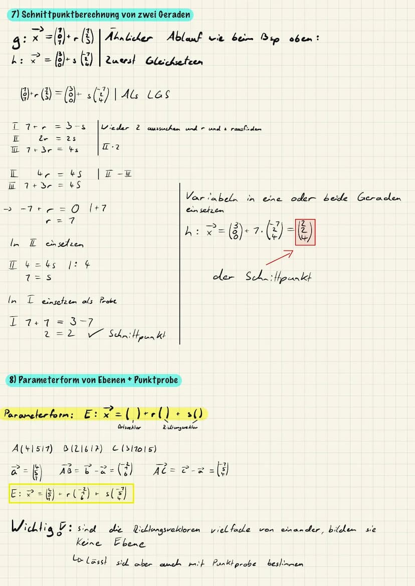 1) Gaußsche Verfahren:
Umformen der LGS
I
ㅍ
11
HA
III
+ 3y
2x +4,
I 3x +
4y
-5x + 2y +42
I 3x
ㅍ
III
ㅏ
+ 22
+ 3₂
3y + 2z
3x + 2
by + 5
27y +2