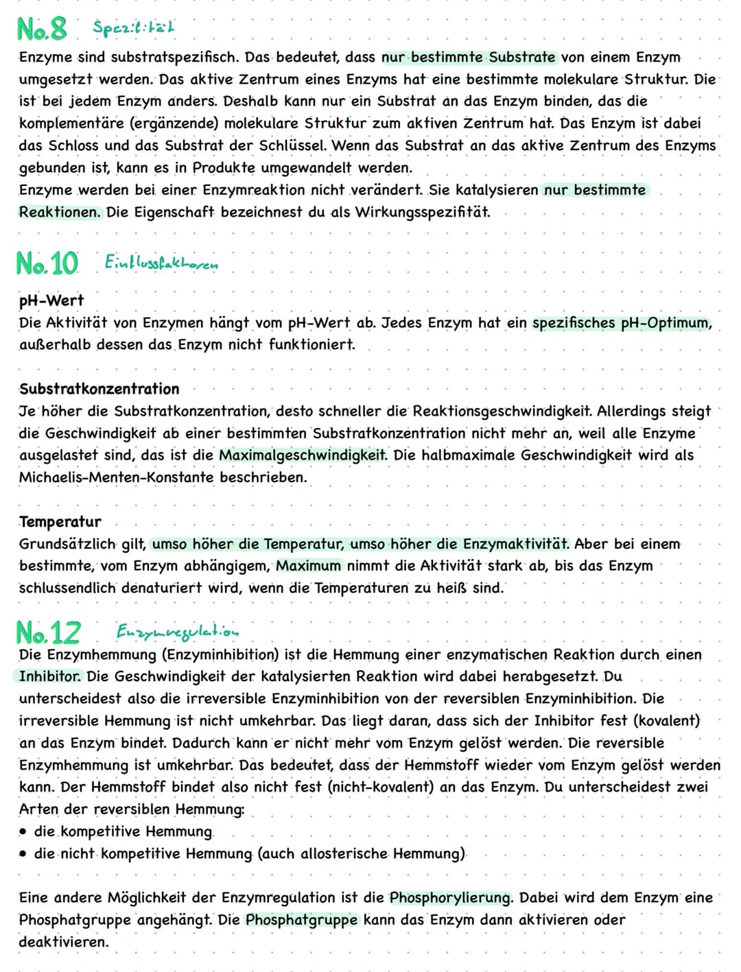 Enzymatík
Klausur Checkliste Biologie-Klausur / Mai 2021
Inhalte der Klausur:
Enzymen als Biokatalysatoren
Bau von Enzymen, Kenntnisse von d