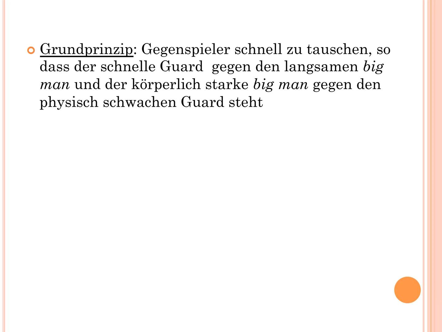 GFS Basketball - Grundregeln,
Übungen und taktischer Fokus auf Pick and Roll / Rolling
Allgemeine Regeln
Spieler
Startaufstellung genannt „S