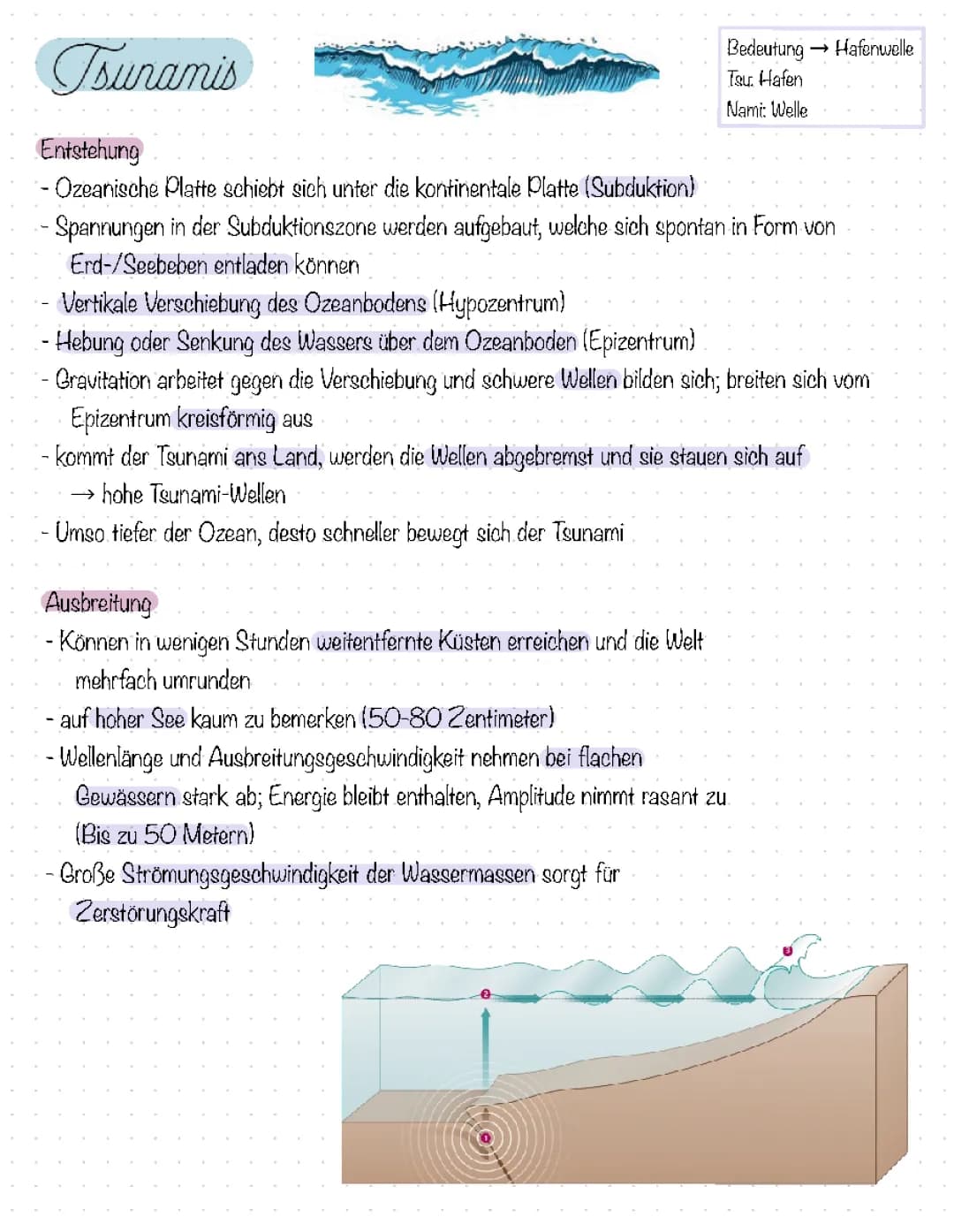 Tsunamis