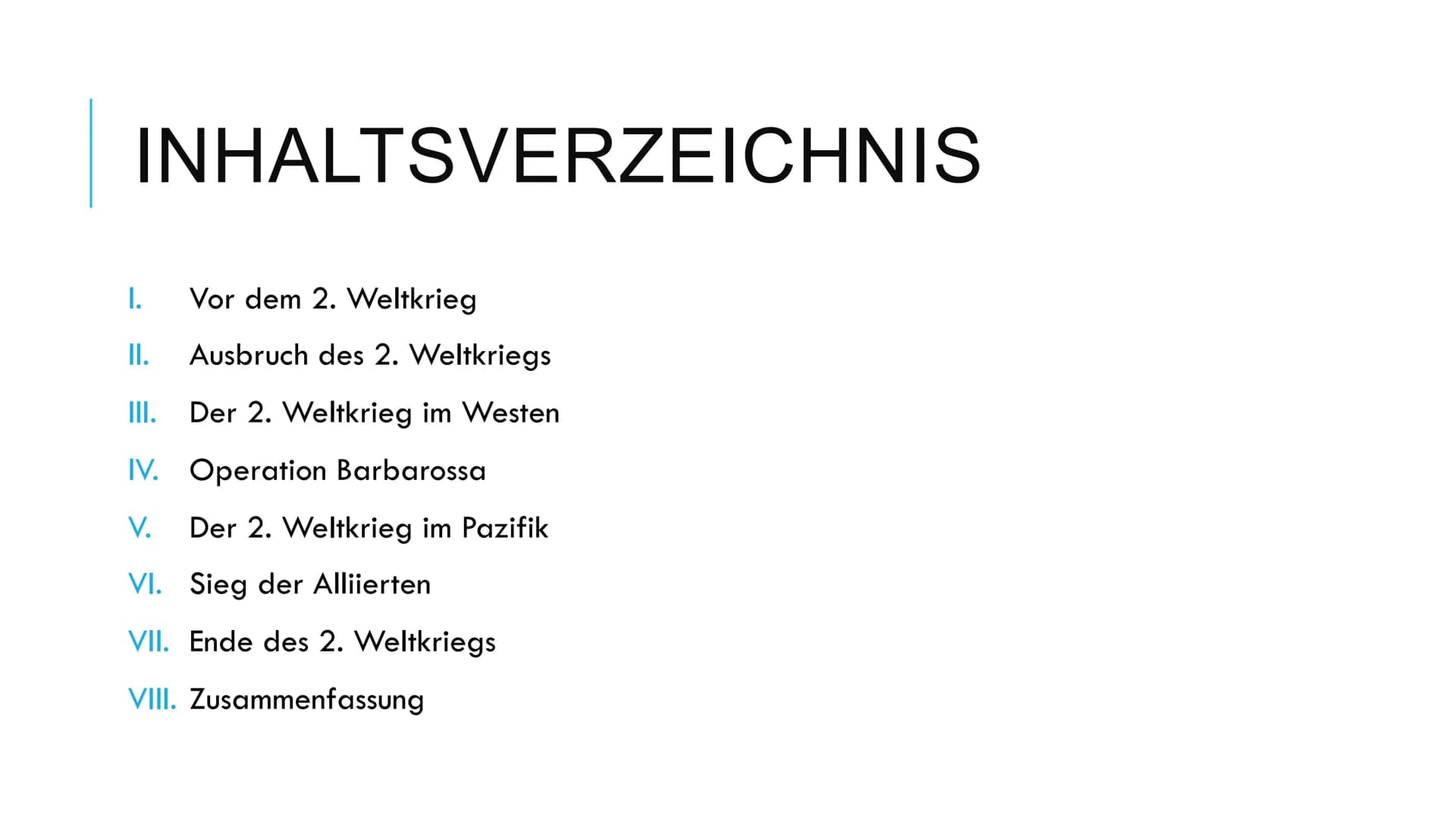 2. WELTKRIEG Der 2. Weltkrieg
1) Vor dem 2. Weltkrieg
Europa war destabilisiert durch die Folgen des 1. Weltkriegs und es gab
noch viele ung